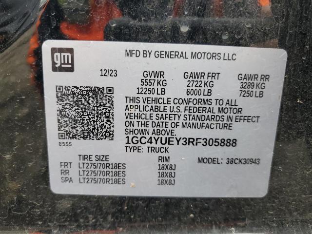 2024 CHEVROLET SILVERADO - 1GC4YUEY3RF305888