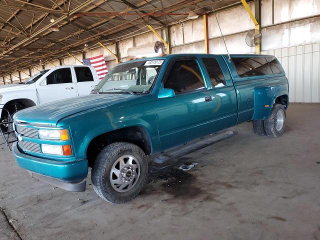 CHEVROLET GMT-400 C3 1993 teal  gas 2GCHC39N9P1111817 photo #1