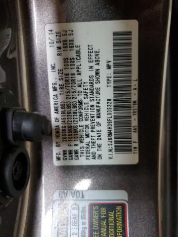 2015 HONDA CR-V LX 5J6RM4H39FL005328