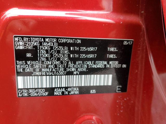 2017 TOYOTA RAV4 LE - JTMBFREV6HJ163807