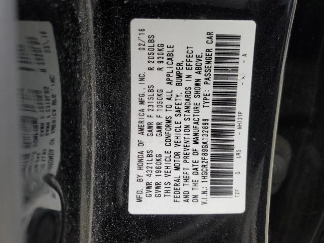 2016 HONDA ACCORD EXL - 1HGCR2F89GA132899