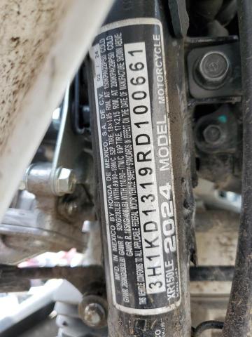 2024 HONDA XR150L E 3H1KD1319RD100661