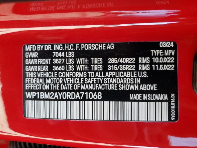 2024 PORSCHE CAYENNE TU - WP1BM2AY0RDA71068