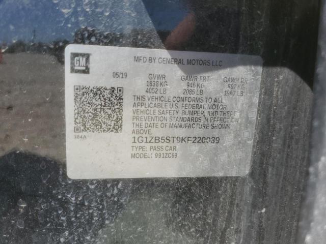 2019 CHEVROLET MALIBU LS - 1G1ZB5ST9KF220039