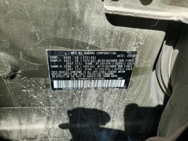 2023 SUBARU ASCENT PRE - 4S4WMAHD3P3420089