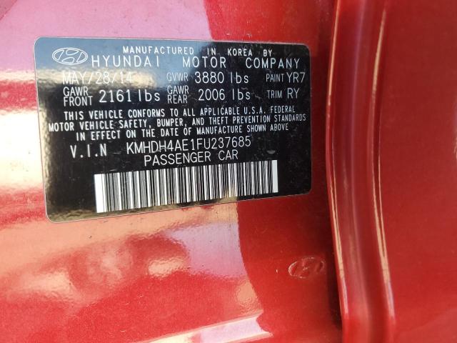 2015 HYUNDAI ELANTRA SE - KMHDH4AE1FU237685