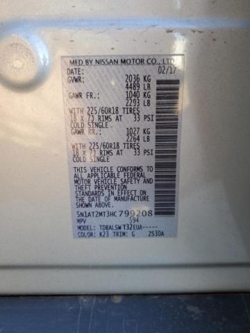2017 NISSAN ROGUE S - 5N1AT2MT3HC799208