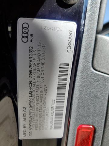 2020 AUDI A4 PREMIUM - WAUGMAF4XLA059622
