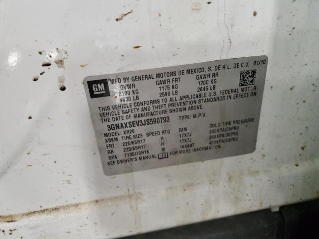2018 CHEVROLET EQUINOX LT - 3GNAXSEV3JS590793