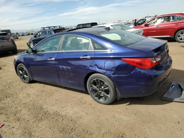 HYUNDAI SONATA SE 2012 blue sedan 4d gas 5NPEC4AC1CH363105 photo #3