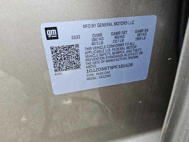 2023 CHEVROLET MALIBU LT - 1G1ZD5ST5PF181628