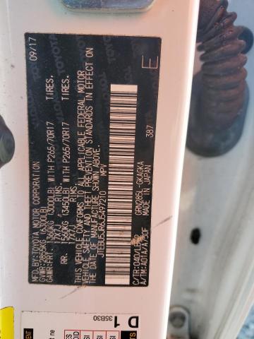 2018 TOYOTA 4RUNNER SR - JTEBU5JR6J5497210