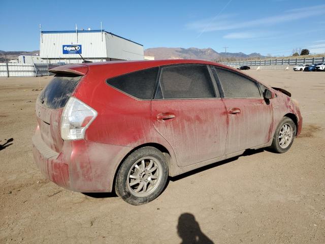 TOYOTA PRIUS V 2012 red station hybrid engine JTDZN3EU3C3133389 photo #4