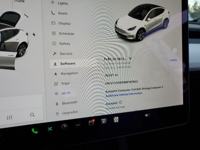 2021 TESLA MODEL Y - 5YJYGDEE6MF187603