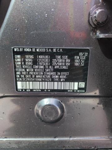 2022 HONDA HR-V SPORT - 3CZRU5H18NM741629