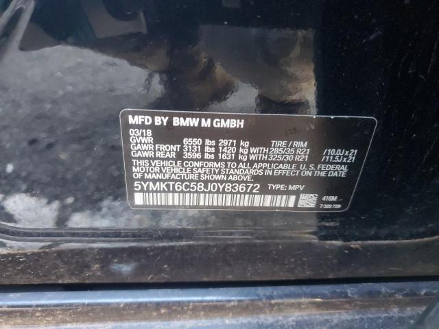 2018 BMW X5 M - 5YMKT6C58J0Y83672