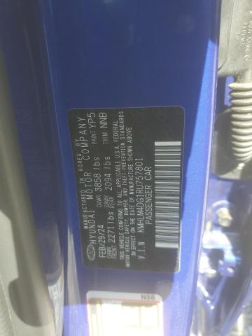 2024 HYUNDAI ELANTRA SE - KMHLM4DG1RU757801