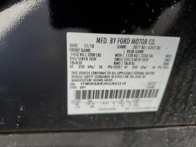 2019 FORD EXPLORER P - 1FM5K8AR3KGA63319