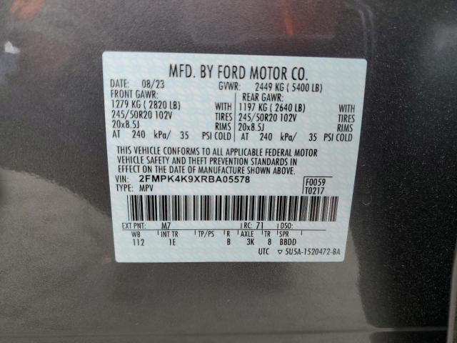 2024 FORD EDGE TITAN - 2FMPK4K9XRBA05578
