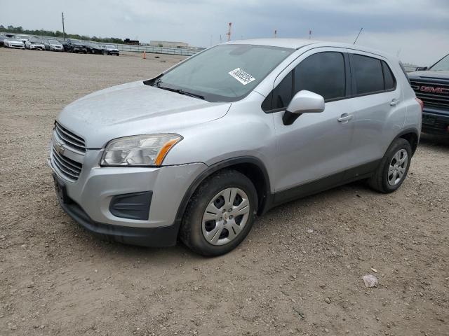 CHEVROLET TRAX LS 2016 silver 4dr spor gas KL7CJKSB5GB558667 photo #1