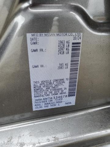 2025 NISSAN ALTIMA SV - 1N4BL4DV7SN334678