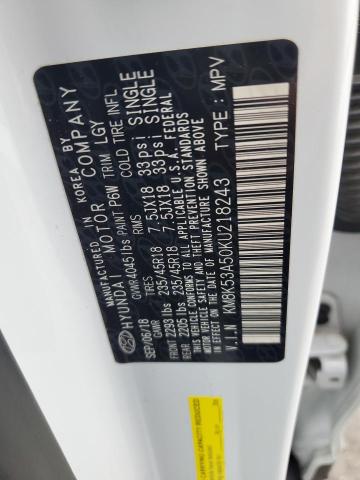 2019 HYUNDAI KONA ULTIM KM8K53A50KU218243