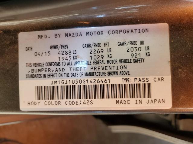 2016 MAZDA 6 SPORT - JM1GJ1U50G1426461