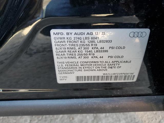 2024 AUDI Q4 E-TRON WA1LUBFZ2RP036788
