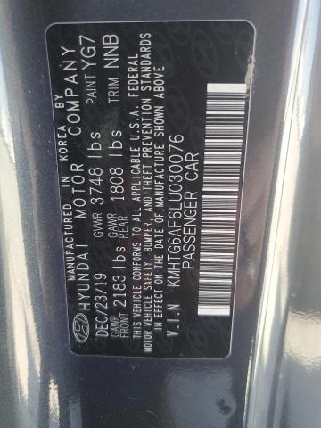 2020 HYUNDAI VELOSTER B - KMHTG6AF6LU030076