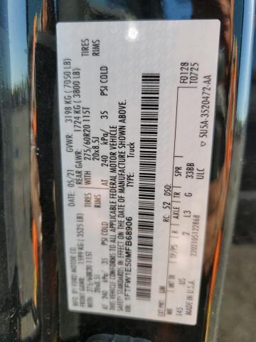 2021 FORD F150 SUPER - 1FTFW1E50MFB68906