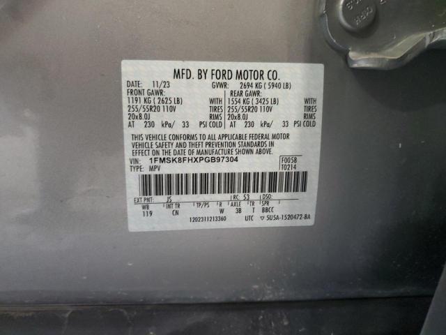 2023 FORD EXPLORER L - 1FMSK8FHXPGB97304