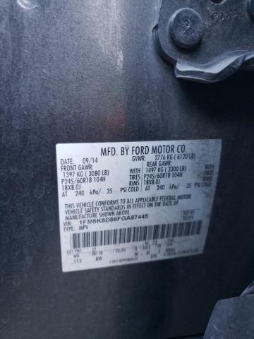 2015 FORD EXPLORER X - 1FM5K8D86FGA87445