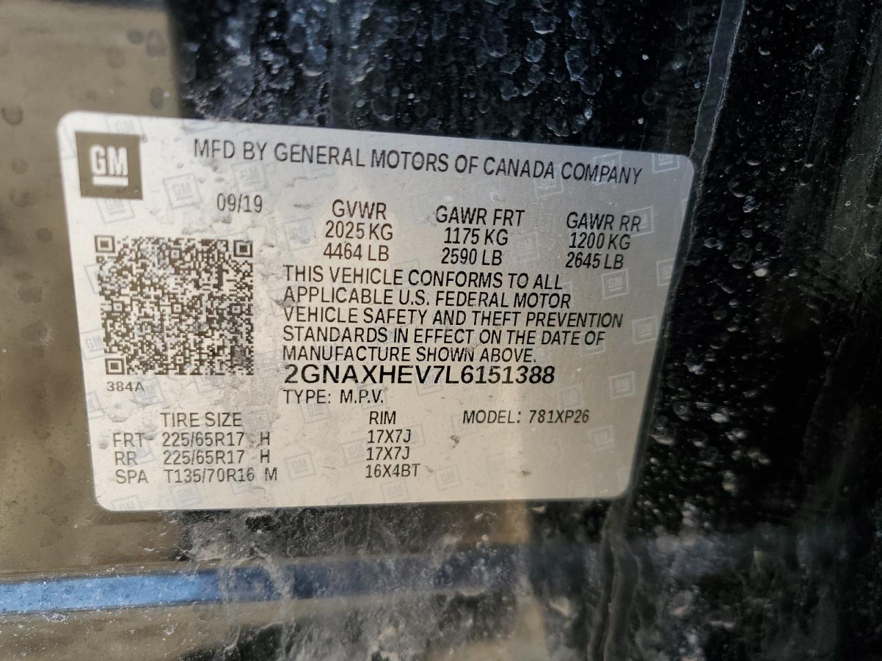 CHEVROLET EQUINOX LS