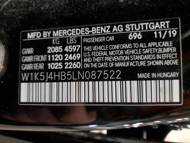 2020 MERCEDES-BENZ CLA 250 4M - W1K5J4HB5LN087522