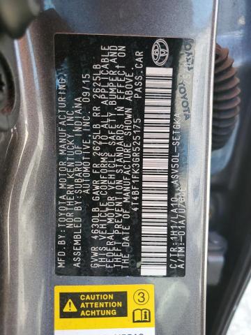 2016 TOYOTA CAMRY LE - 4T4BF1FK3GR525175