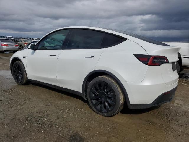 TESLA MODEL Y 2022 white  electric 7SAYGDEE2NF403385 photo #3