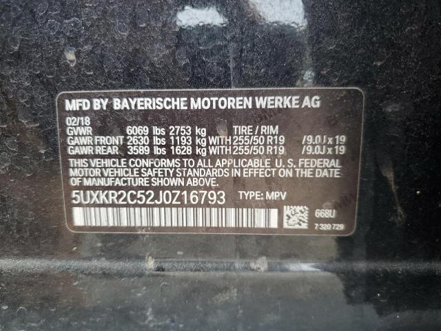 2018 BMW X5 SDRIVE3 - 5UXKR2C52J0Z16793
