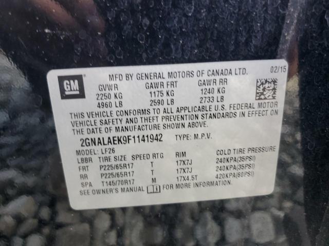 2015 CHEVROLET EQUINOX LS - 2GNALAEK9F1141942