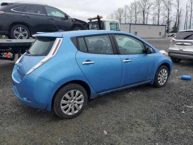 NISSAN LEAF S 2014 blue hatchbac electric 1N4AZ0CPXEC333675 photo #4