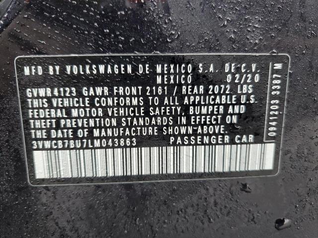 2020 VOLKSWAGEN JETTA S - 3VWCB7BU7LM043863