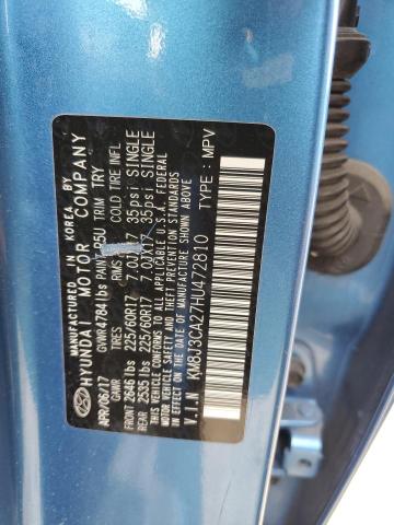 2017 HYUNDAI TUCSON LIM - KM8J3CA27HU472810