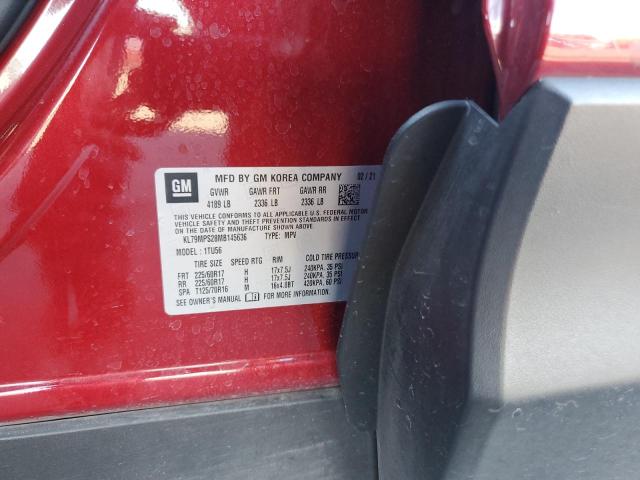 2021 CHEVROLET TRAILBLAZE - KL79MPS28MB145636