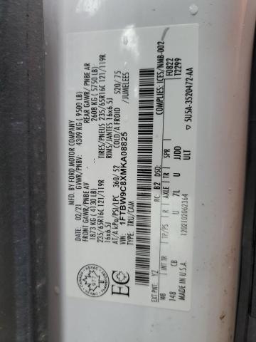 2021 FORD TRANSIT T- - 1FTBW9C8XMKA08825