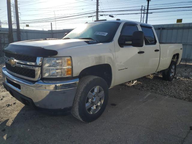 CHEVROLET SILVERADO 2013 white crew pic diesel 1GC1KVC83DF145906 photo #1