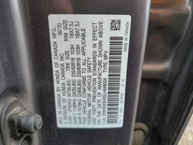 2020 HONDA CR-V EX - 2HKRW2H55LH648054