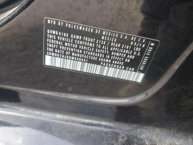 2016 VOLKSWAGEN JETTA SE - 3VWD67AJ9GM340591