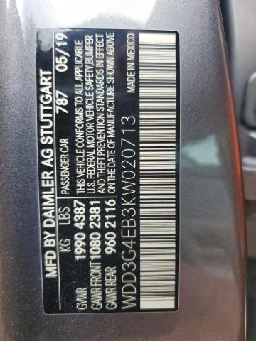 2019 MERCEDES-BENZ A 220 - WDD3G4EB3KW020713