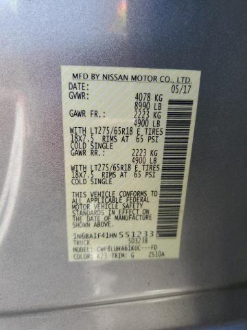 2017 NISSAN TITAN XD S - 1N6BA1F41HN551233