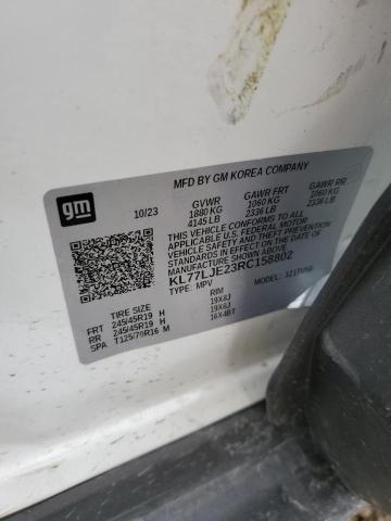 2024 CHEVROLET TRAX 2RS KL77LJE23RC158802