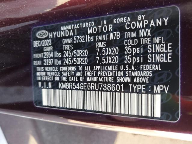2024 HYUNDAI PALISADE L - KM8R54GE6RU738601